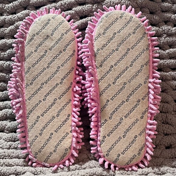 Pink Snoozies Slide Slippers Size L (9-10) - Picture 5 of 5